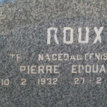 ROUX Pierre Edouard 1932-1990