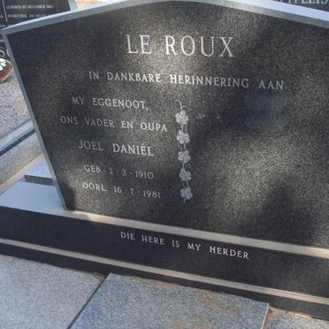 ROUX Joel Daniel, le 1910-1981