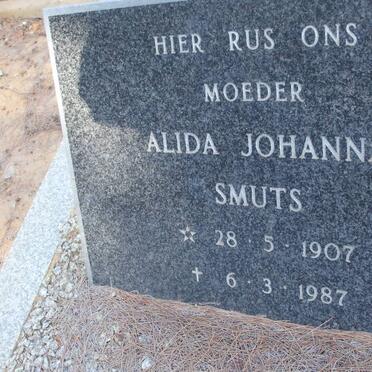 SMUTS Alida Johanna 1907-1987
