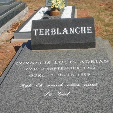 TERBLANCHE Cornelis Louis Adrian 1930-1999