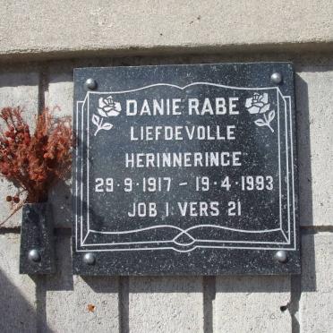 RABE Danie 1917-1993