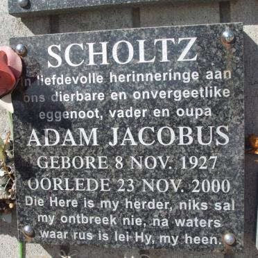 SCHOLTZ Adam Jacobus 1927-2000