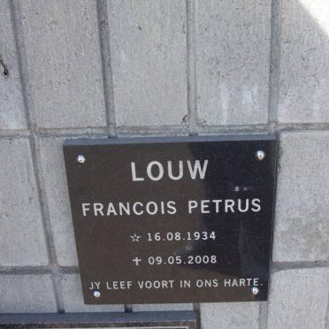 LOUW Francois Petrus 1934-2008
