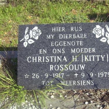 ROSSOUW Christina H. 1917-1979