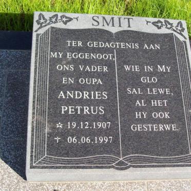 SMIT Andries Petrus 1907-1997