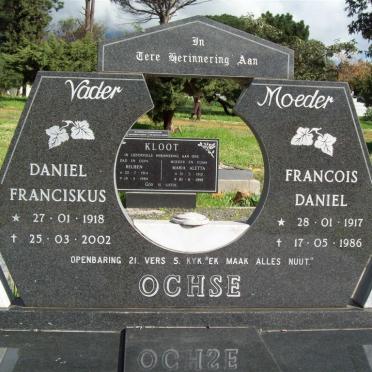 OCHSE Daniel Franciskus 1918-2002 &amp; Francois Daniel 1917-1986