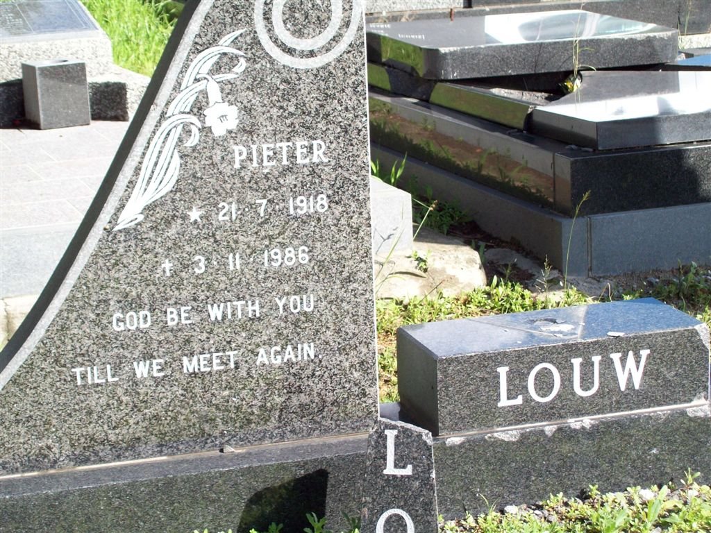 LOUW Pieter 1918-1986