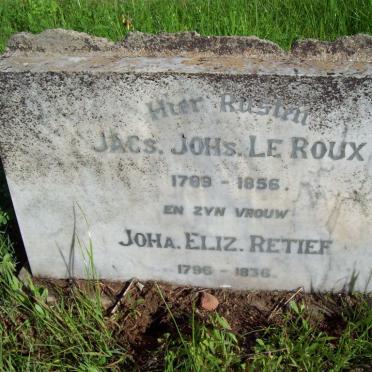 ROUX J.J., le 1789-1856 &amp; J.E. RETIEF 1796-1836