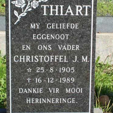 THIART Christoffel J.M. 1905-1989