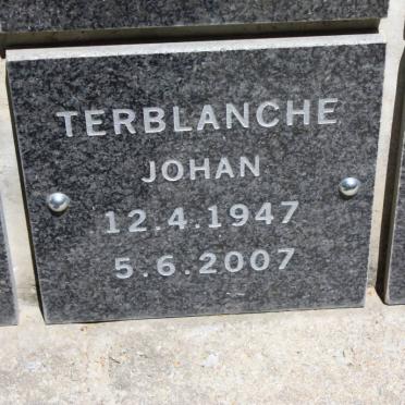 TERBLANCHE Johan 1947-2007