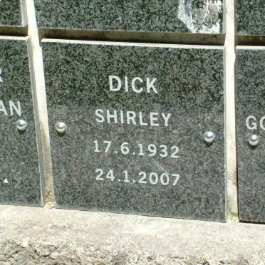 DICK Shirley 1932-2007