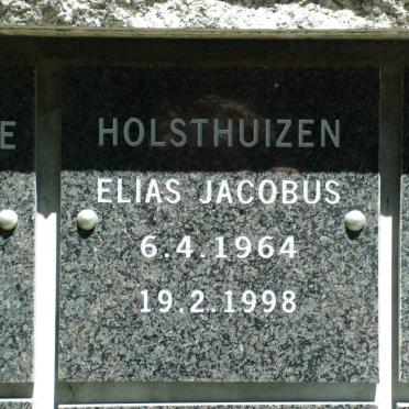 HOLSTHUIZEN Elias Jacobus 1964-1998