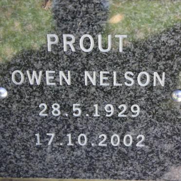 PROUT Owen Nelson 1929-2002