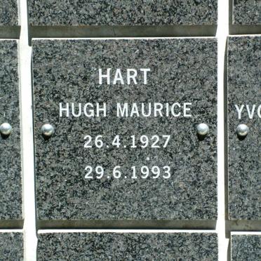 HART Hugh Maurice 1927-1993