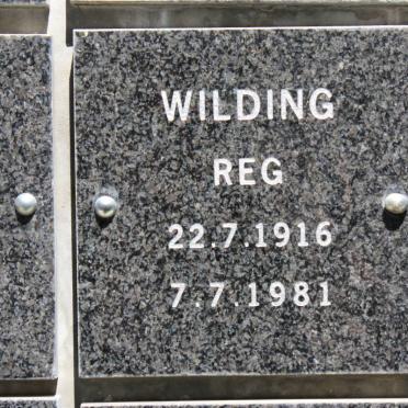 WILDING Reg 1916-1981