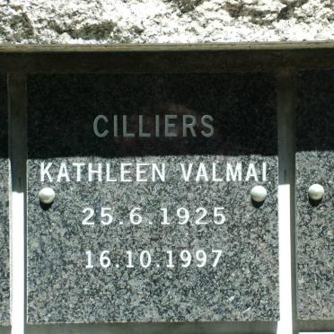 CILLIERS Kathleen Valmai 1925-1997