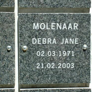 MOLENAAR Debra Jane 1971-2003