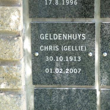 GELDENHUYS Chris 1913-2007