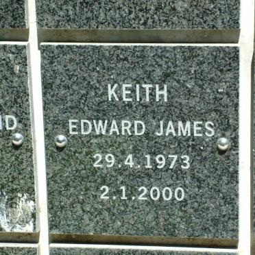 KEITH Edward James 1973-2000