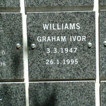 WILLIAMS Graham Ivor 1947-1995