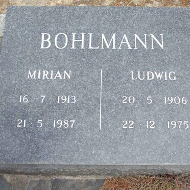 BOHLMANN Ludwig 1906-1975 &amp; Mirian 1913-1987