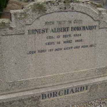 BORCHARDT Ernest Albert 1884-1946