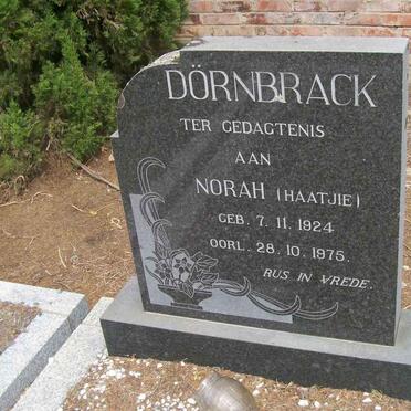 DORNBRACK Norah 1824-1975