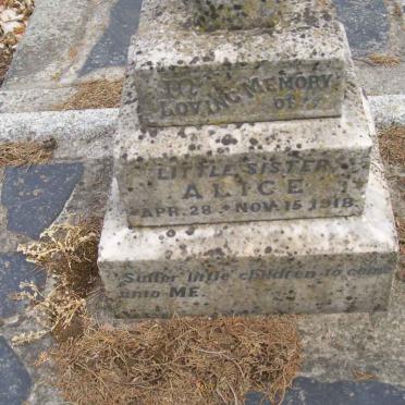HAHN Alice 1918-1918