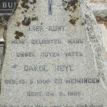HEYL Carol 1909-1965