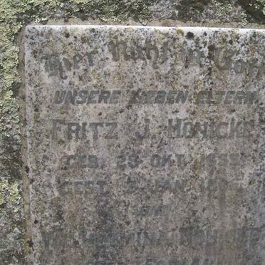 HONICKE Fritz 1853-1906 