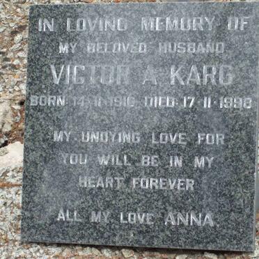 KARG Victor A. 1916-1998