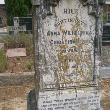 LOTZE Anna Wilhelmina Christina nee ARNDT 18??-1911