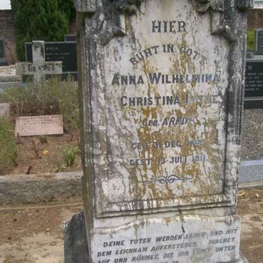 LOTZE Anna Wilhelmina Christina nee ARNDT 18??-1911