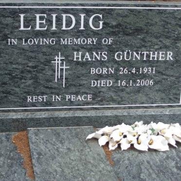LEODIG Hans Gunther 1931-2006