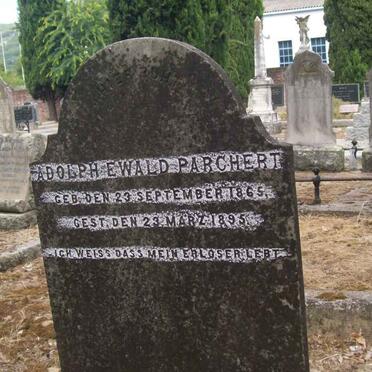 PARCHERT Adolph Ewald 1865-1895