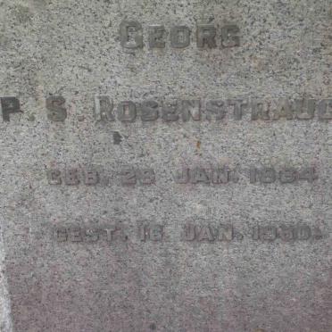 ROSENSTRAUCH P.S. 1884-19?0