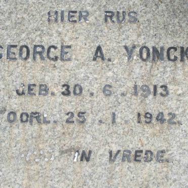 YONCK George A. 1913-1942