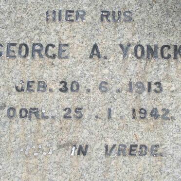 YONCK George A. 1913-1942