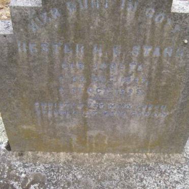 STARK Hester H.C. nee JOOSTE 1687-1895