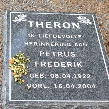 THERON Petrus Frederik 1922-2004