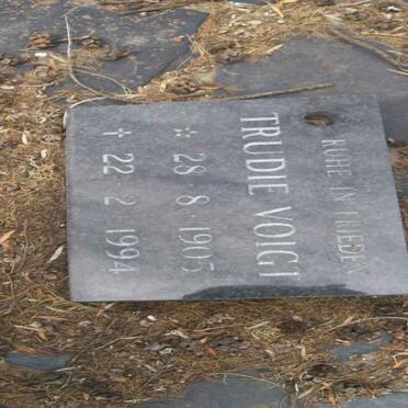 VOIGT Trudie 1905-1994