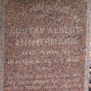 ZIMMERMAN Gustav Albert -19??