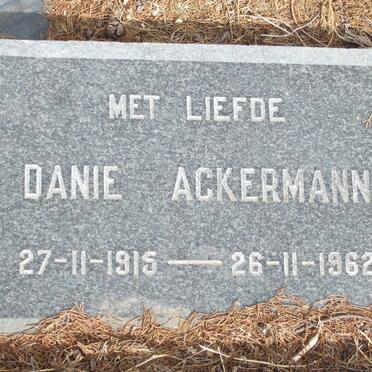 ACKERMANN Danie 1915-1982