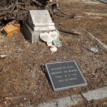 BUHLMANN Jakob Georg 1876-1928 &amp; Minnie Caroline BLACKMORE 1876-1940 :: BUHLMANN Baby :: DE KLERK Minnie -1991