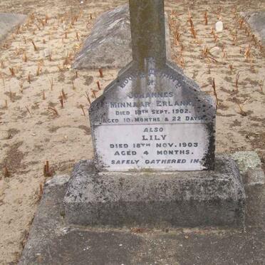 ERLANK Johannes Minnaar -1902 :: ERLANK Lily -1903