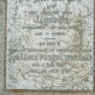 IMMELMAN Johannes Petrus 1860-1931 &amp; Anna Jacoba Christina VD. BYL 1873-1970 :: IMMELMAN Jacobus -192?