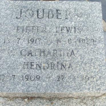 JOUBERT Pieter Lewis 1917-1932 &amp; Catharina Hendrina 1909-1991