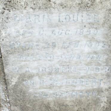 JOUBERT Marie Louise 1899-1902