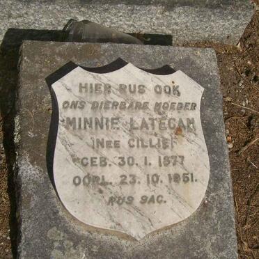 LATEGAN Minnie nee CILLIE 1877-1951