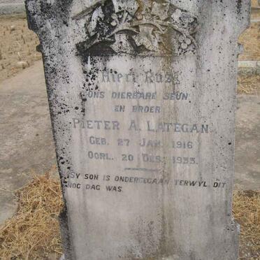 LATEGAN Pieter A. 1916-1933